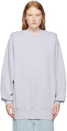 WARDROBE.NYC Gray French Terry Sweater