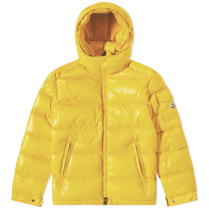 Photo: Moncler Men's Maya Down Jacket in Yellow