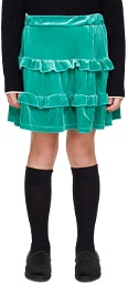 The Campamento Kids Green Ruffle Skirt