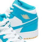 Air Jordan 1 Mid GS Sneakers in Aquatone/Celestial Gold