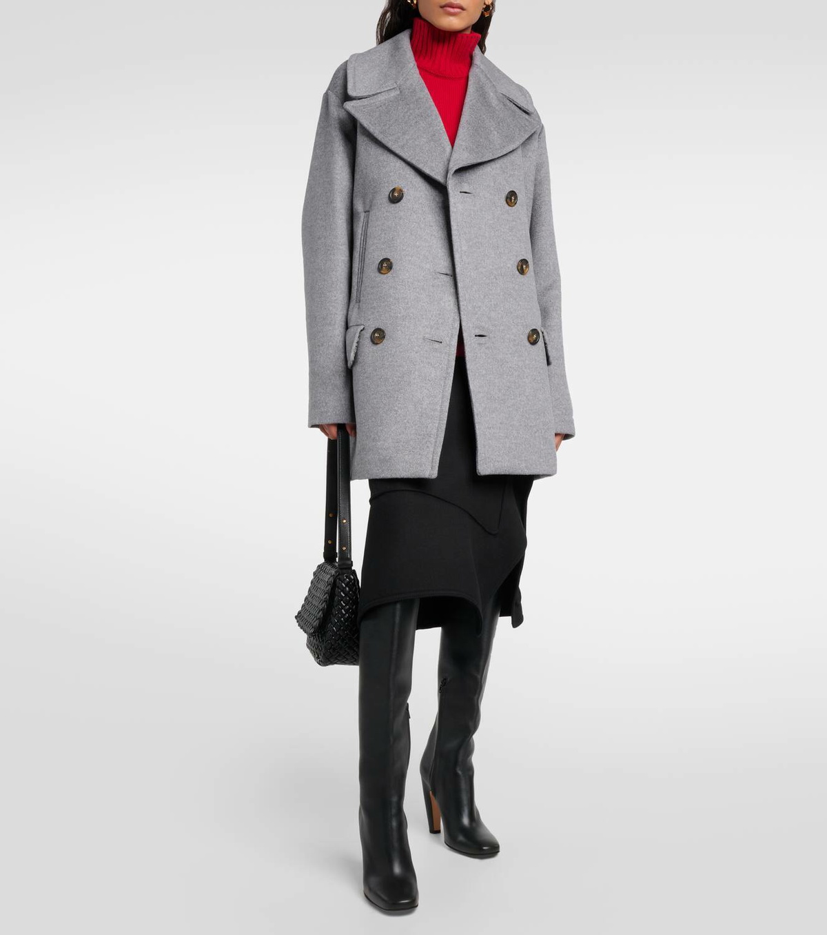 Sportmax Martora oversized virgin wool peacoat Sportmax