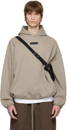 Fear of God ESSENTIALS Gray Elasticized Hoodie