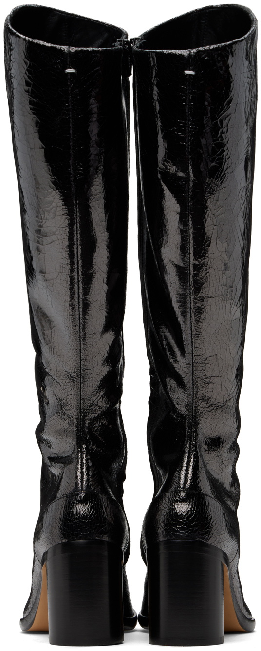 【Maison Margiela】シルバー Broken Mirror Tabi ブーツ Maison Margiela: Silver Tabi Broken Mirror Boots | SSENSE