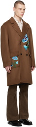 Awake NY Brown Oversized Coat