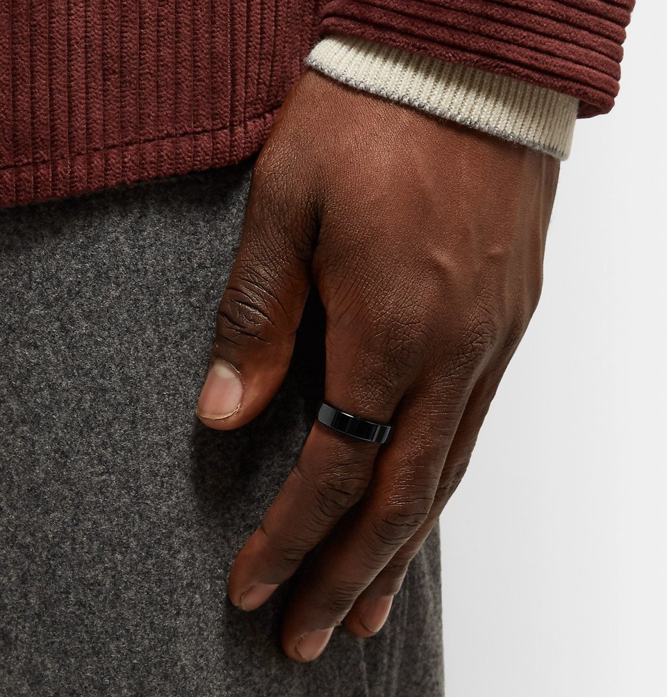 Le Gramme - Le Ribbon 3G Ceramic Ring - Black Le Gramme