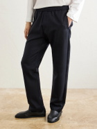 Barena - Straight-Leg Herringbone Virgin Wool Trousers - Blue