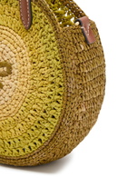 Anya Hindmarch Small Round bow Raffia Tote bag - Green - One Size