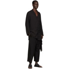 Yohji Yamamoto Black Taxide Trousers