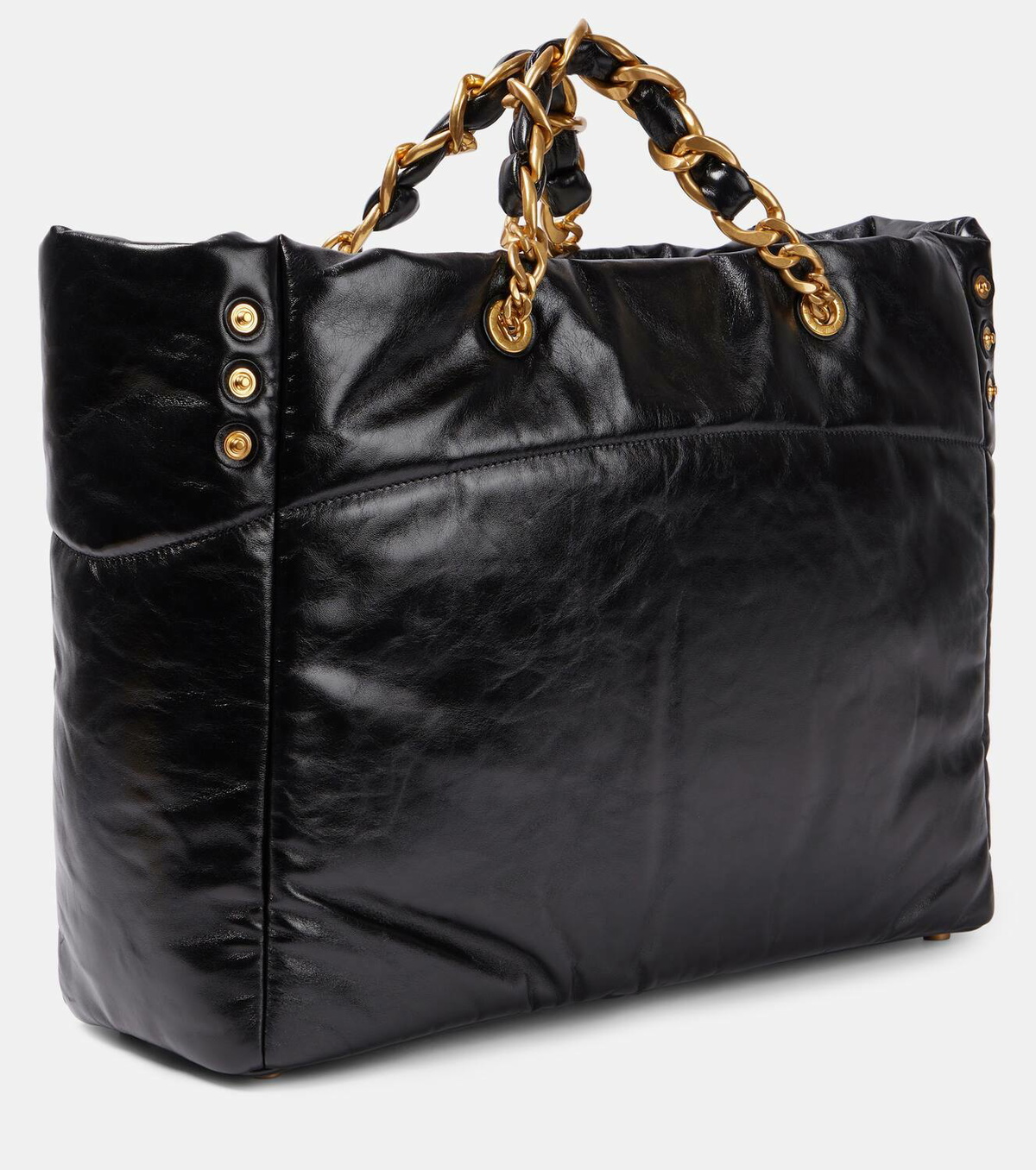 Balmain 1945 padded leather tote bag Balmain