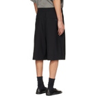 Fear of God Black Wool Ripstop Baggy Shorts