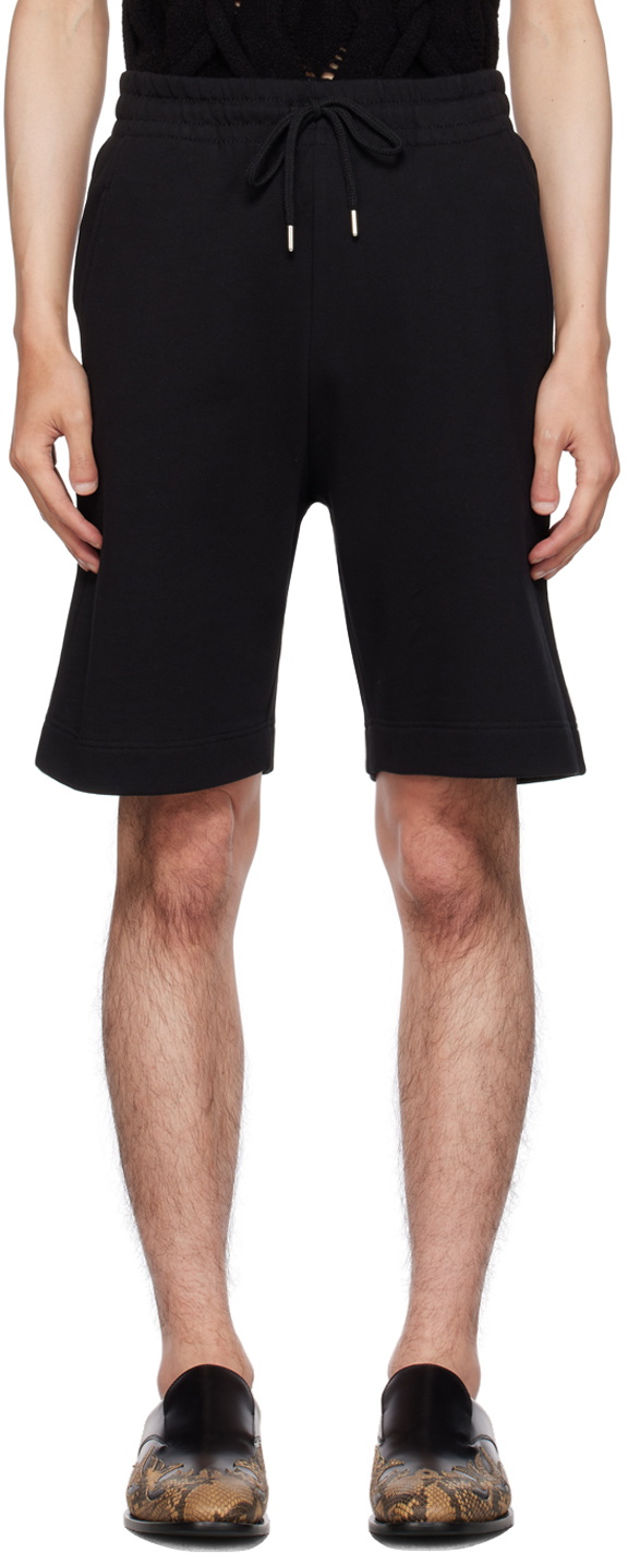 Dries Van Noten Black Drawstring Shorts Dries Van Noten