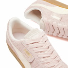 Puma Palermo Hairy Sneakers in Rose Quartz/Rosebay