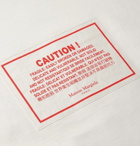 Maison Margiela - Oversized Appliquéd Cotton-Jersey T-Shirt - White