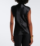Fforme Rhea satin top