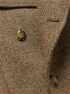 Giuliva Heritage - Ottone Double-Breasted Wool Peacoat - Brown