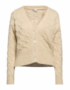 Manila Grace Womens Cardigan in Beige