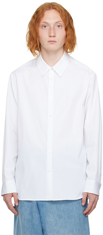 Photo: The Row White Jamie Shirt