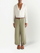 ETRO - Wide-leg Cotton Trouser