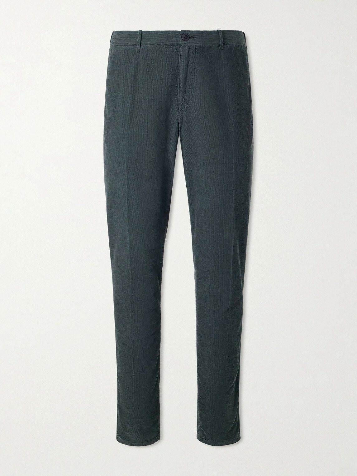 Slowear - Straight-Leg Cotton-Corduroy Trousers - Green
