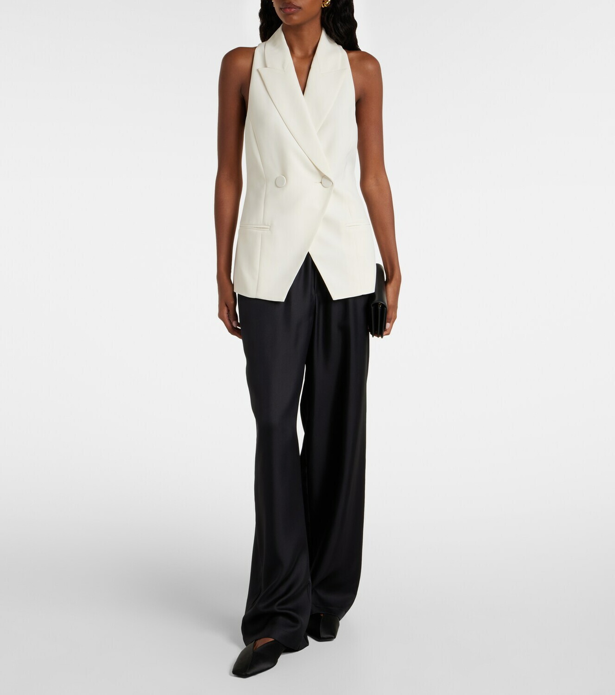 The Sei Crêpe vest