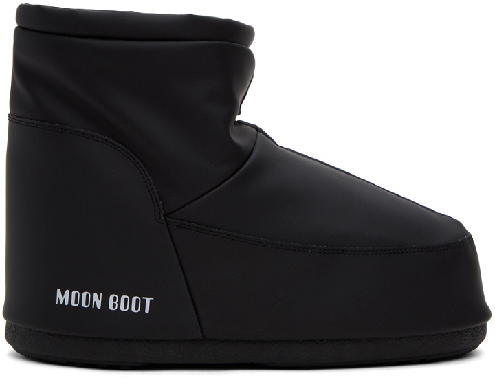 Photo: Moon Boot Black No Lace Boots