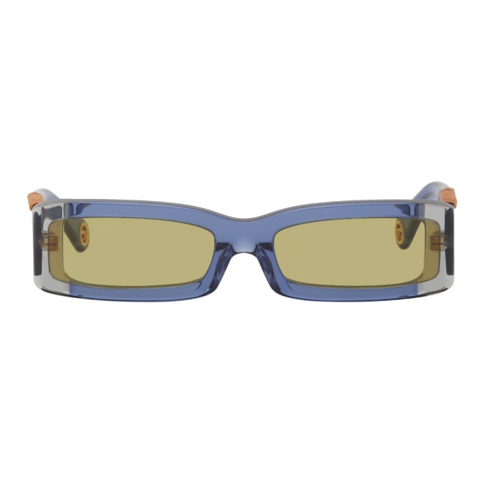 Photo: Jacquemus Navy Les Lunettes 97 Sunglasses