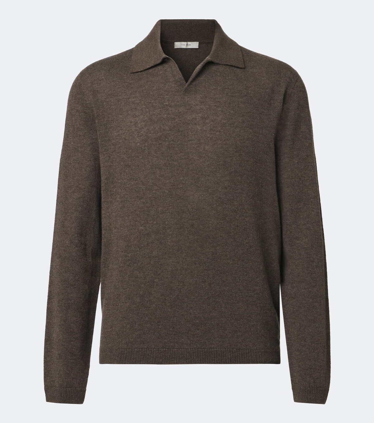 The Row Ripley cashmere polo sweater