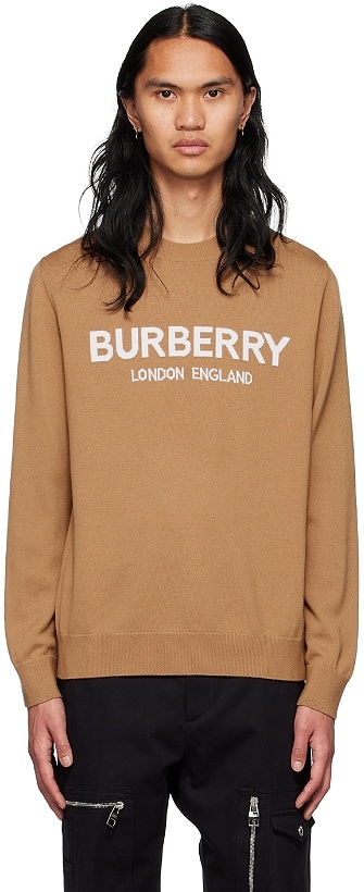 Photo: Burberry Brown Wool Sweater