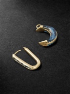 Foundrae - Crescent Gold Topaz Single Earring