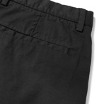 Theory - Zaine Slim-Fit Cotton-Blend Shorts - Black