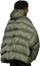 Rick Owens Khaki Duvet Jumbo Peter Jacket