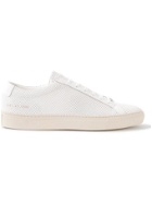 COMMON PROJECTS - Achilles Perforated Leather Sneakers - White