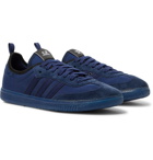 adidas Consortium - C.P. Company Samba Suede-Trimmed Nylon Sneakers - Men - Navy