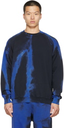 Diesel Black & Blue S-Mart-Rib Sweatshirt