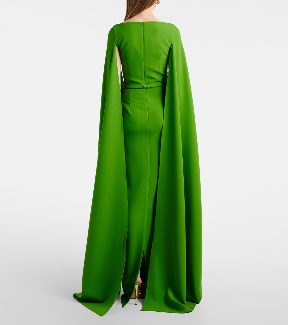 Safiyaa Agata embellished crêpe gown