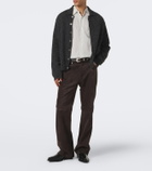 Our Legacy Carlson Cut suede bootcut pants