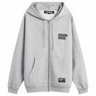 Neighborhood Men's Classic Logo Zip Hoodie in Gray