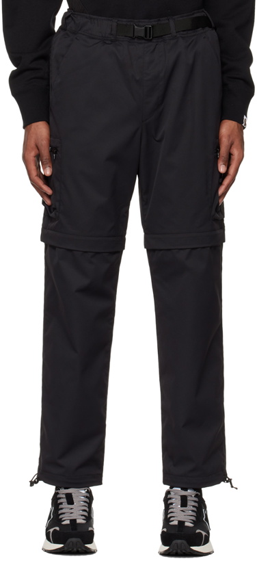 Photo: BAPE Black Side Pocket Detachable Cargo Pants