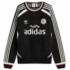 Adidas Adicolor Crew Knit in Black