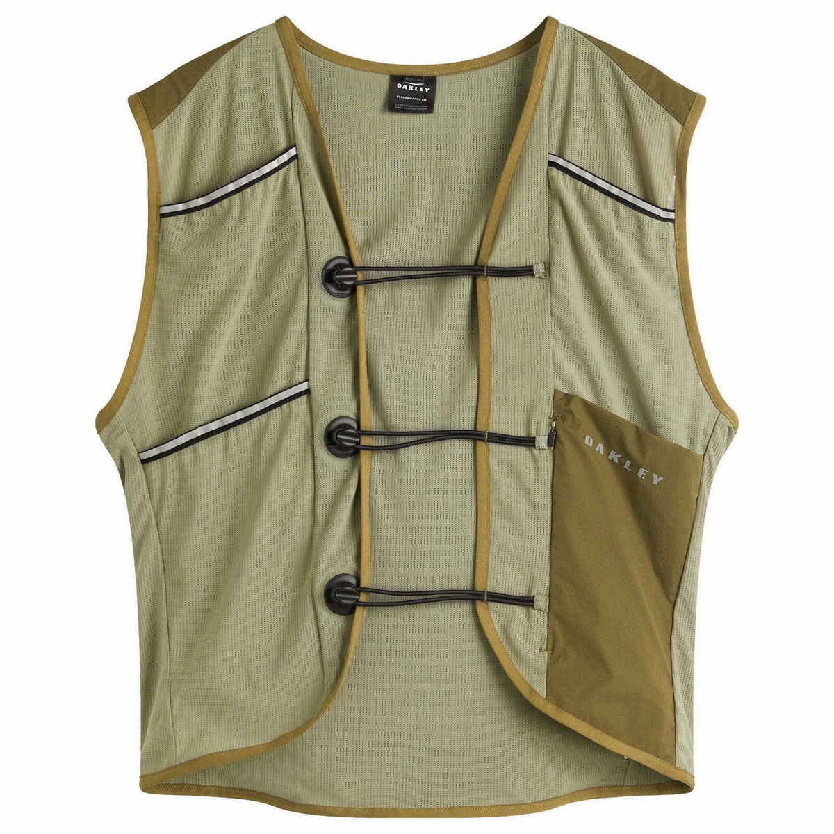 Oakley Men's Latitude Flight Vest Poncho in Army Green Oakley
