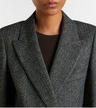 Blazé Milano Everyday herringbone wool-blend blazer
