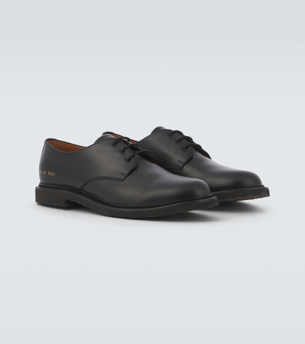 Common Projects Officers leather Derby shoes