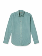 Canali - Cotton-Corduroy Shirt - Green