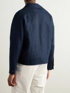 Lardini - Travis Linen-Canvas Jacket - Blue