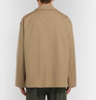 Auralee - Wool and Silk-Blend Overshirt - Brown