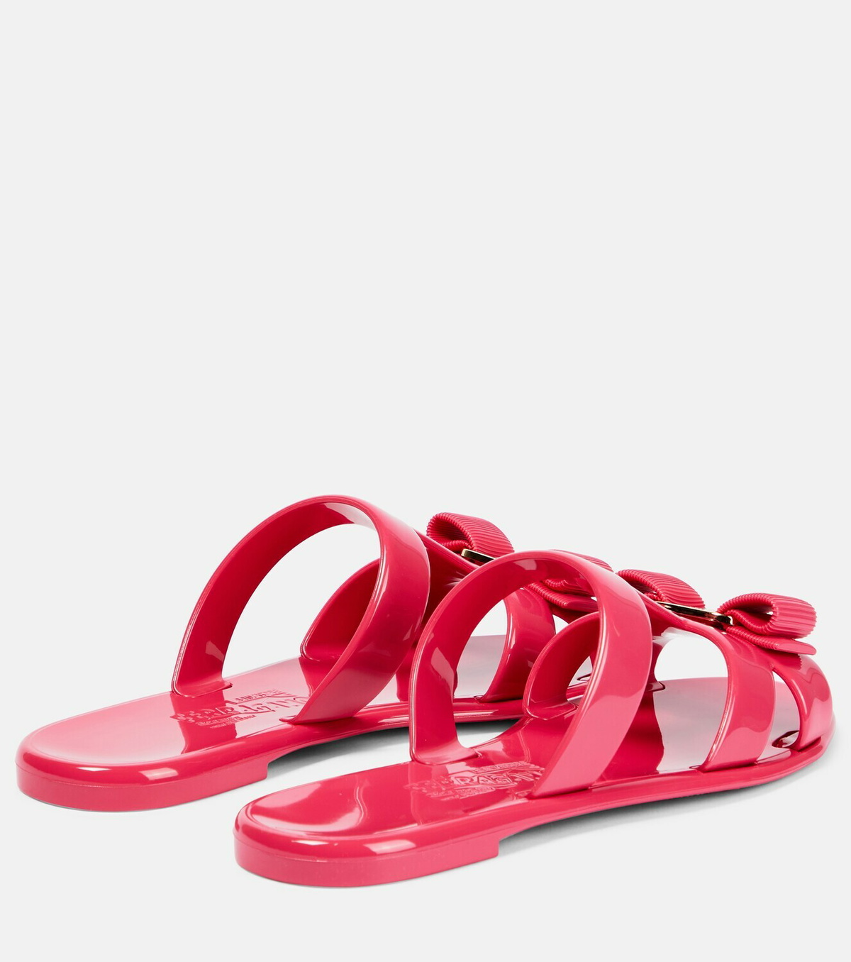 【SALVATORE FERRAGAMO】LYLIA JELLY SANDALS Ferragamo - Lylia PVC slides Salvatore Ferragamo