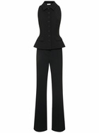 SELF-PORTRAIT Tailored Sleeveless Jumpsuit