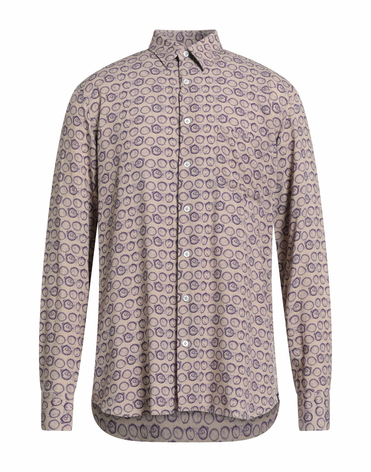 Lardini Mens Shirt Light brown