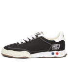 Maison MIHARA YASUHIRO Men's Harbie Low Original Sole Canvas Sneak Sneakers in Black