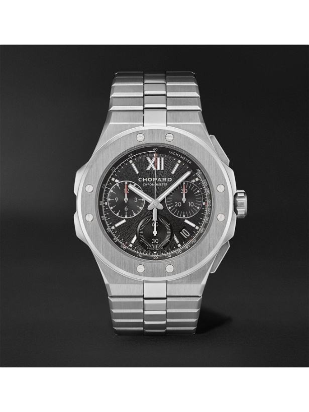 Photo: CHOPARD - Alpine Eagle XL Chrono Automatic 44mm Lucent Steel Watch, Ref. No. 298609-3002 - Black